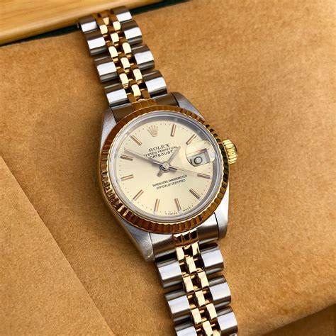 FS: 1995 Rolex Ladies Two Tone DateJust Ref: 69173 with Box 